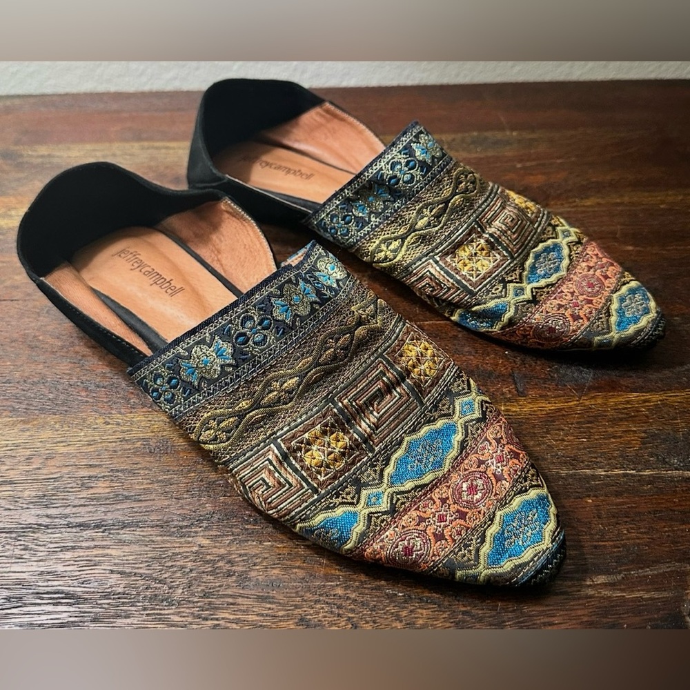 Jeffrey Campbell Multicolor flats size‎ 10
